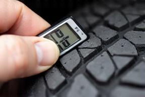 Image showing how to check tyre tread depth